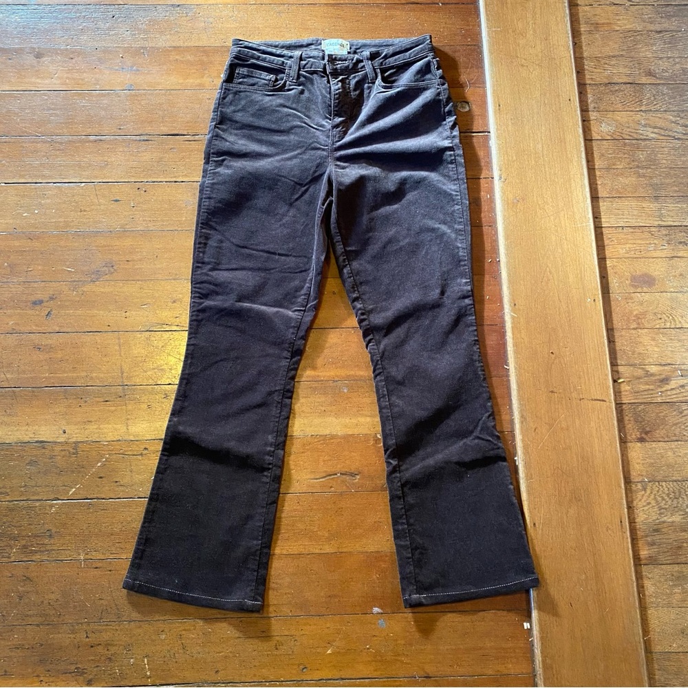 L’Agence Stevie High Rise Straight Crop Espresso 26